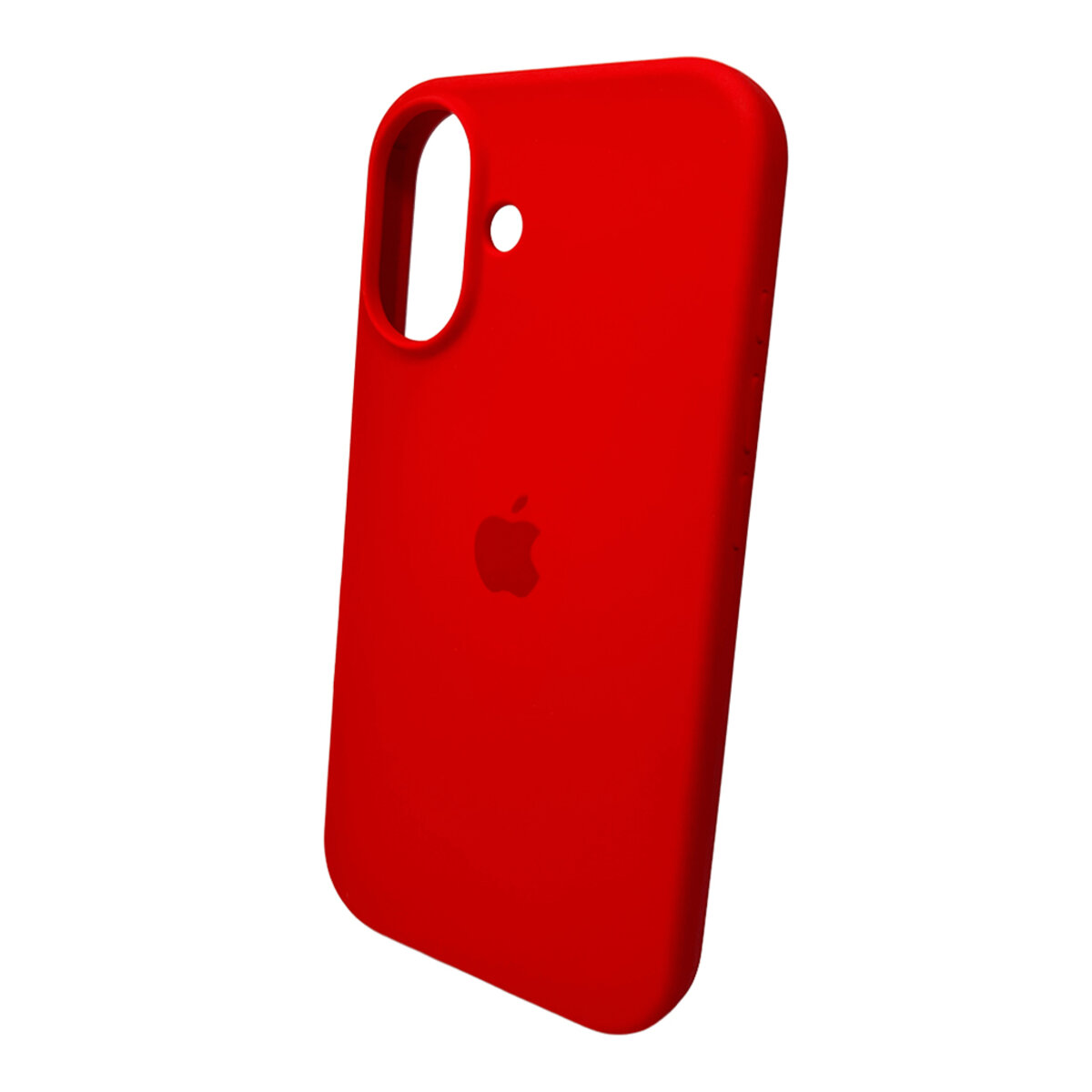 Чехол Silicone Full Case AA Open Camera Apple iPhone 16 | Микрофибра (Красный) на картинке №4
