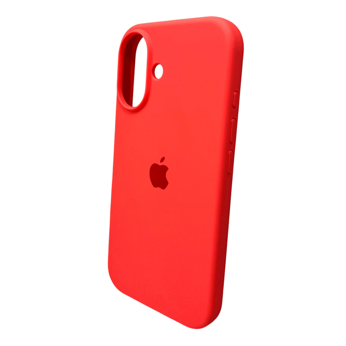 Чехол Silicone Full Case AA Open Camera Apple iPhone 16 | Микрофибра (Розовый) на картинке №3