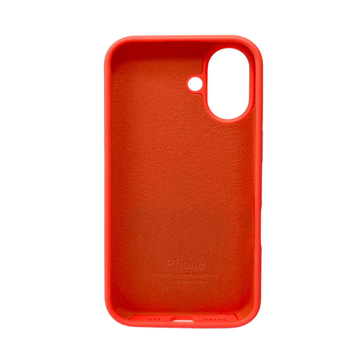 Чехол Silicone Full Case AA Open Camera Apple iPhone 16 | Микрофибра (Розовый) на картинке №2