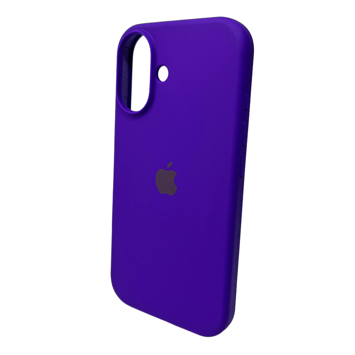 Чехол Silicone Full Case AA Open Camera Apple iPhone 16 | Микрофибра (Фиолетовый) на картинке №3