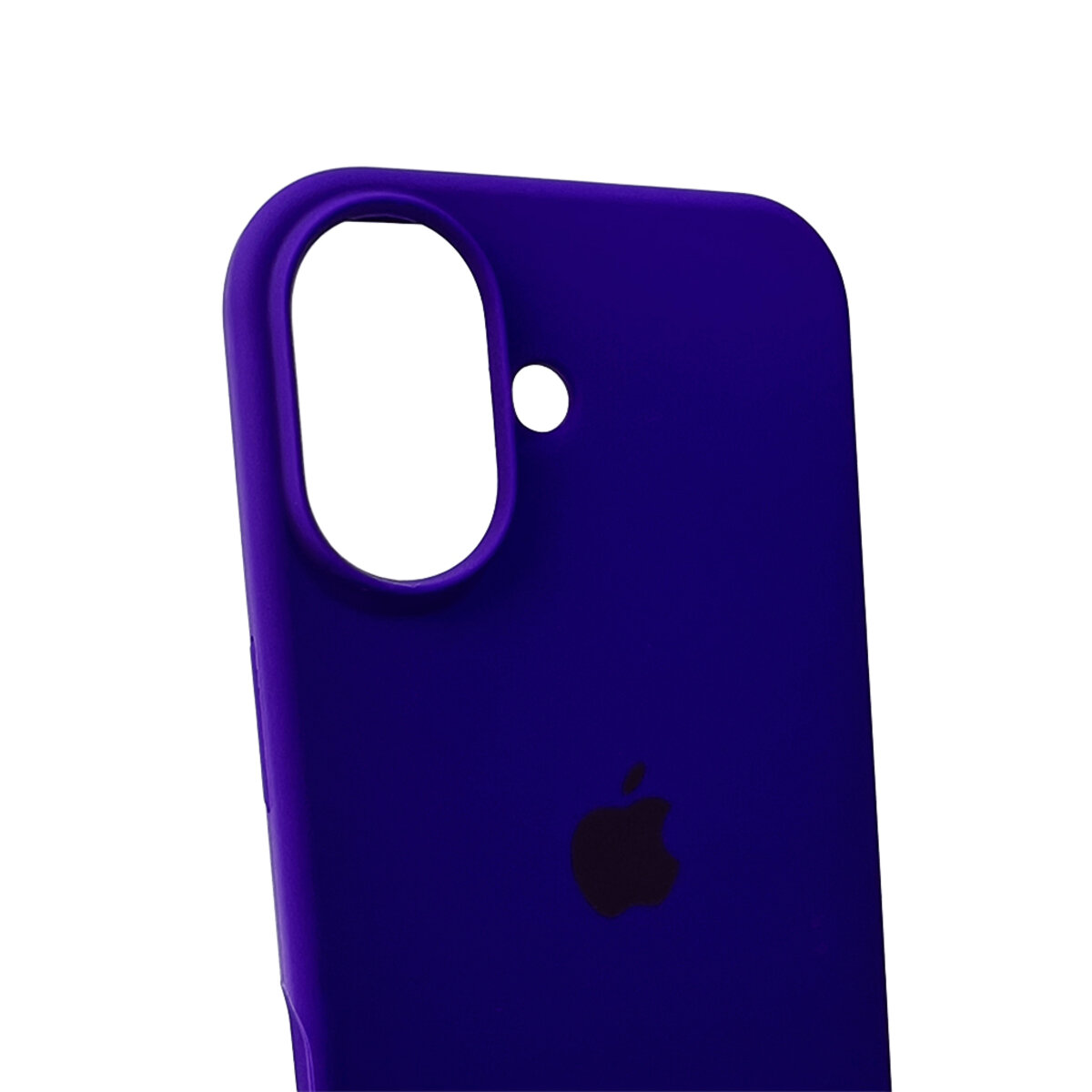 Чехол Silicone Full Case AA Open Camera Apple iPhone 16 | Микрофибра (Фиолетовый) на картинке №4
