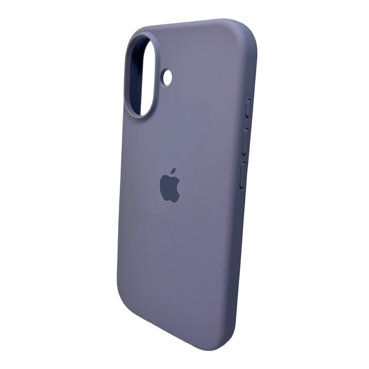 Чехол Silicone Full Case AA Open Camera Apple iPhone 16 | Микрофибра (Сиреневый) на картинке №3