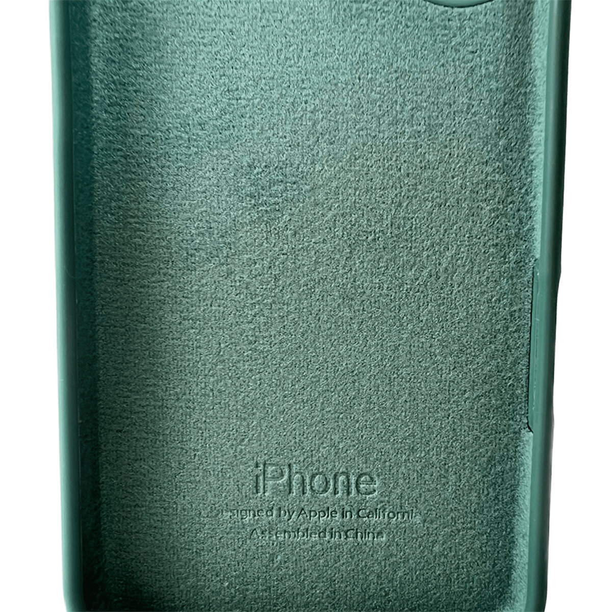 Чехол Silicone Full Case AA Open Camera Apple iPhone 16 | Микрофибра (Зелёный) на картинке №3