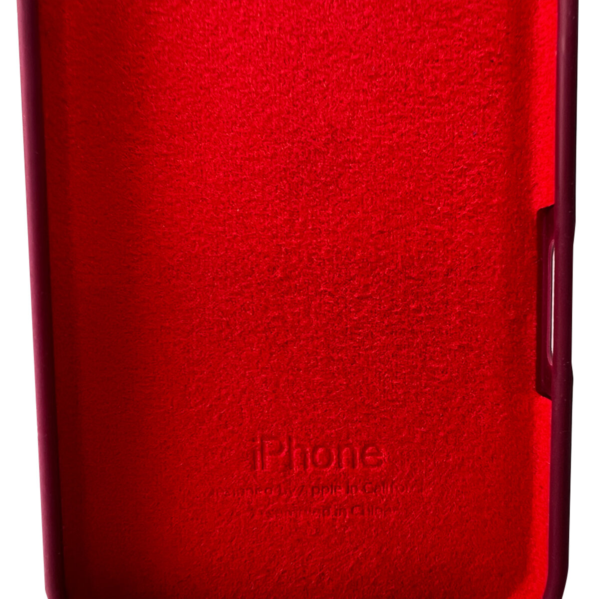 Чехол Silicone Full Case AA Open Camera Apple iPhone 16 | Микрофибра (Бордовый) на картинке №5