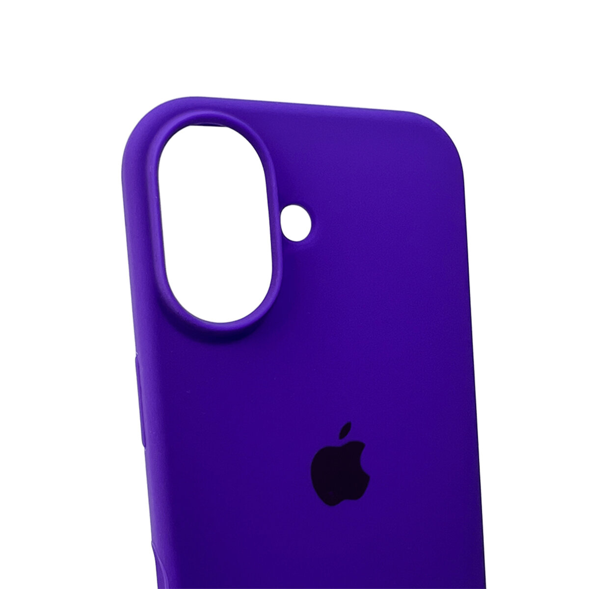 Чехол Silicone Full Case AA Open Camera Apple iPhone 16 | Микрофибра (Фиолетовый) на картинке №5