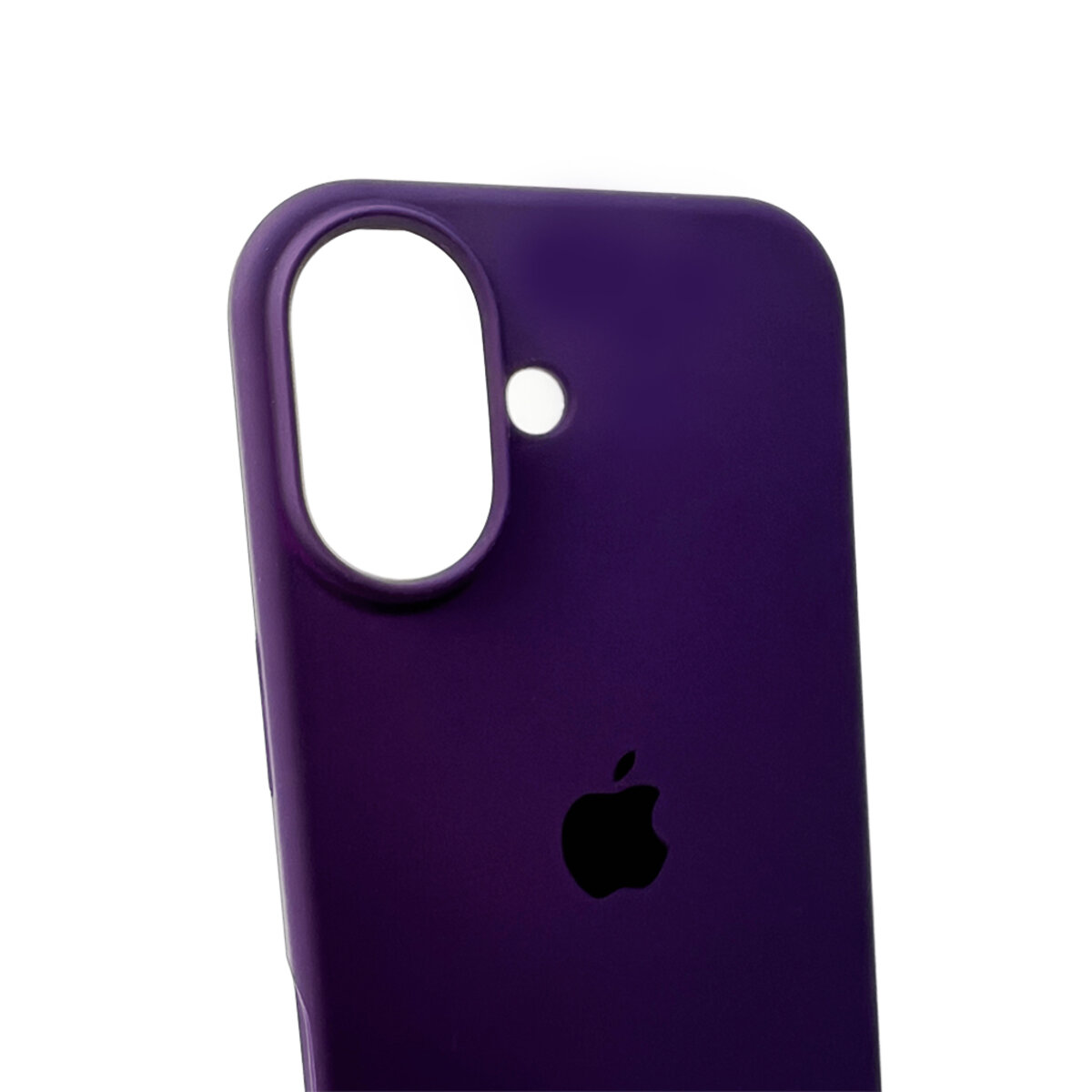 Чехол Silicone Full Case AA Open Camera Apple iPhone 16 | Микрофибра (Фиолетовый) на картинке №5