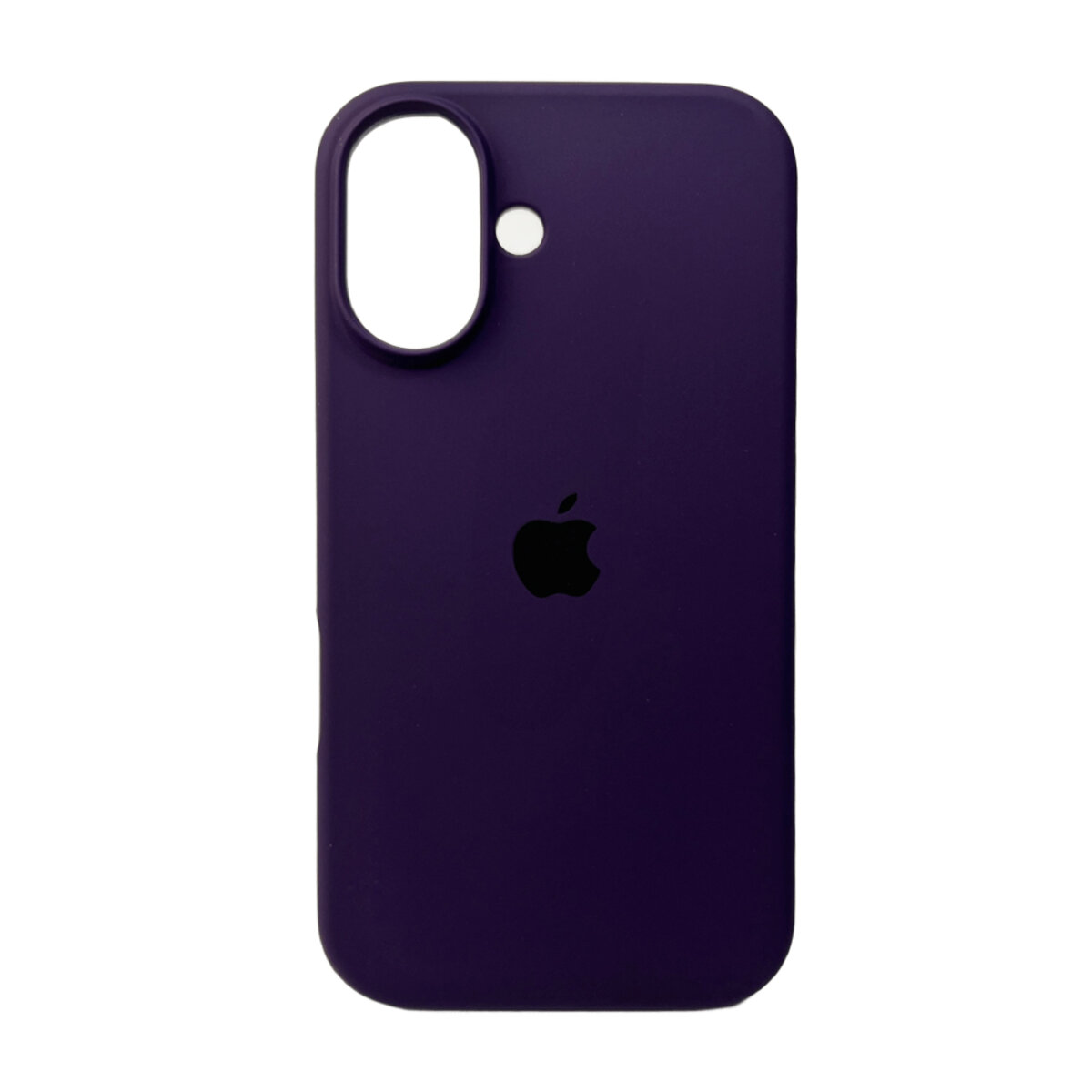 Чехол Silicone Full Case AA Open Camera Apple iPhone 16 | Микрофибра (Фиолетовый) на картинке №1