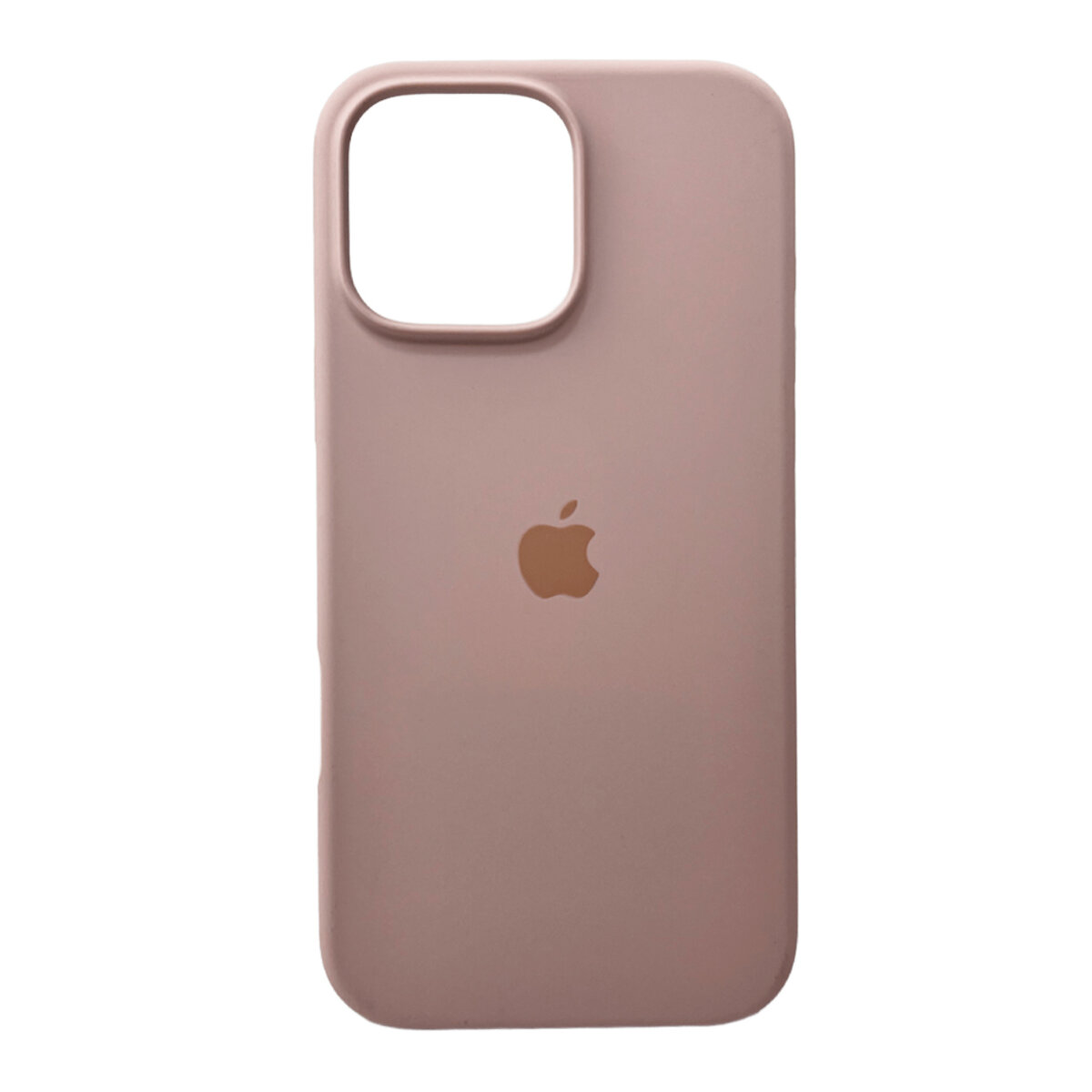 Чехол Silicone Full Case AA Open Camera Apple iPhone 16 Pro | Микрофибра (Светло-Розовый) на картинке №1