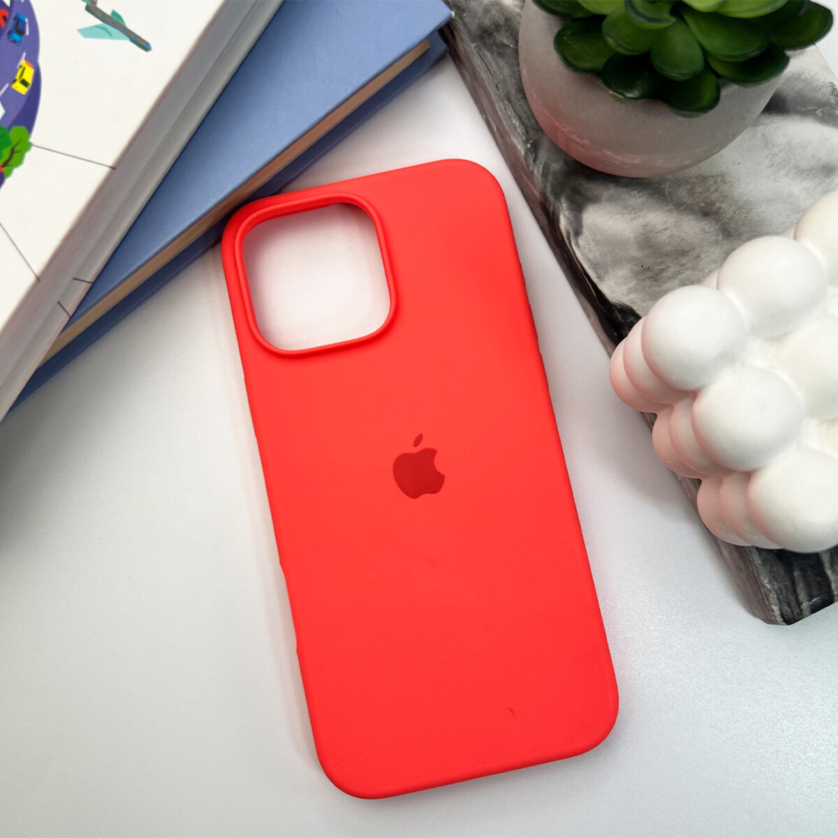 Чехол Silicone Full Case AA Open Camera Apple iPhone 16 Pro | Микрофибра (Розовый) на картинке №6