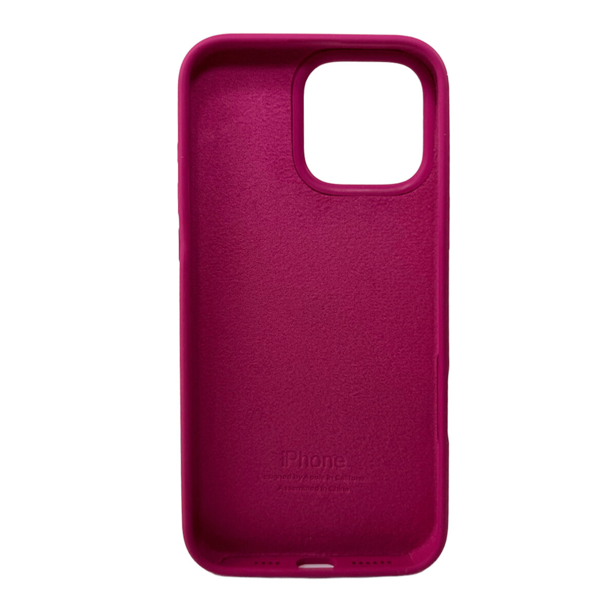 Чехол Silicone Full Case AA Open Camera Apple iPhone 16 Pro | Микрофибра (Розовый) на картинке №2