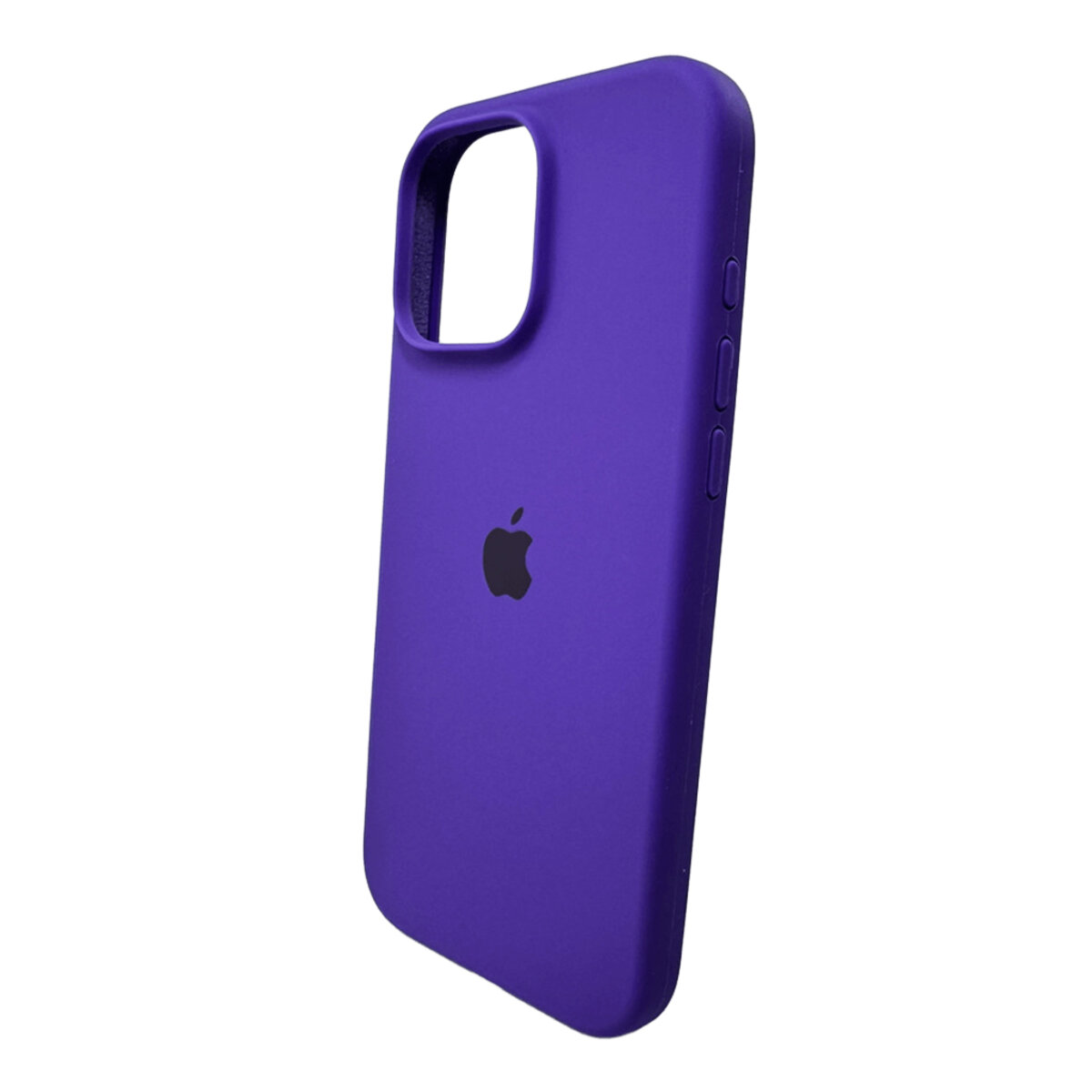 Чехол Silicone Full Case AA Open Camera Apple iPhone 16 Pro | Микрофибра (Фиолетовый) на картинке №4