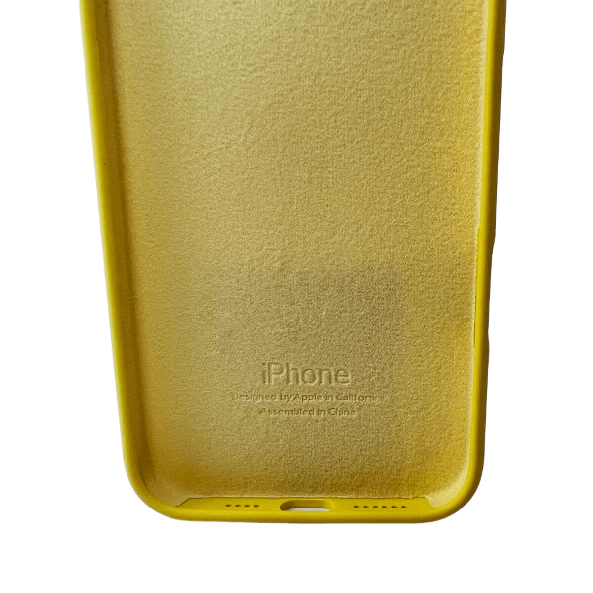 Чехол Silicone Full Case AA Open Camera Apple iPhone 16 Pro | Микрофибра (Желтый) на картинке №3