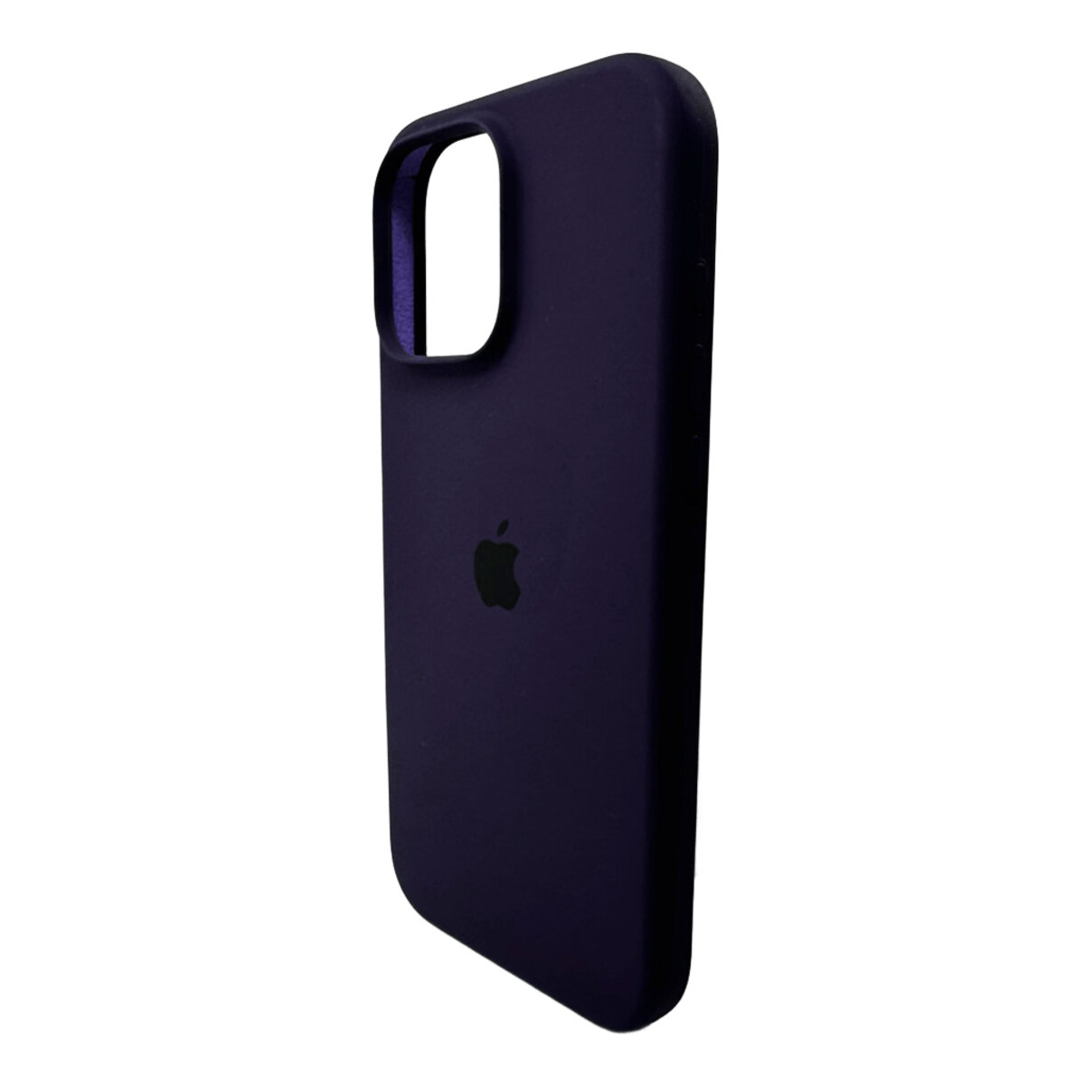 Чехол Silicone Full Case AA Open Camera Apple iPhone 16 Pro | Микрофибра (Фиолетовый) на картинке №4