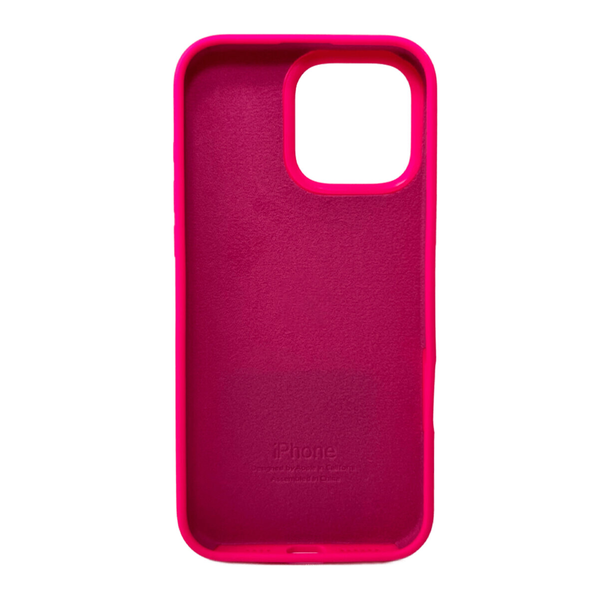 Чохол для смартфона Silicone Full Case AA Open Cam for Apple iPhone 16 Pro Max 23,Shiny Pink (FullOpenAAi16PM-23) смотреть фото №2