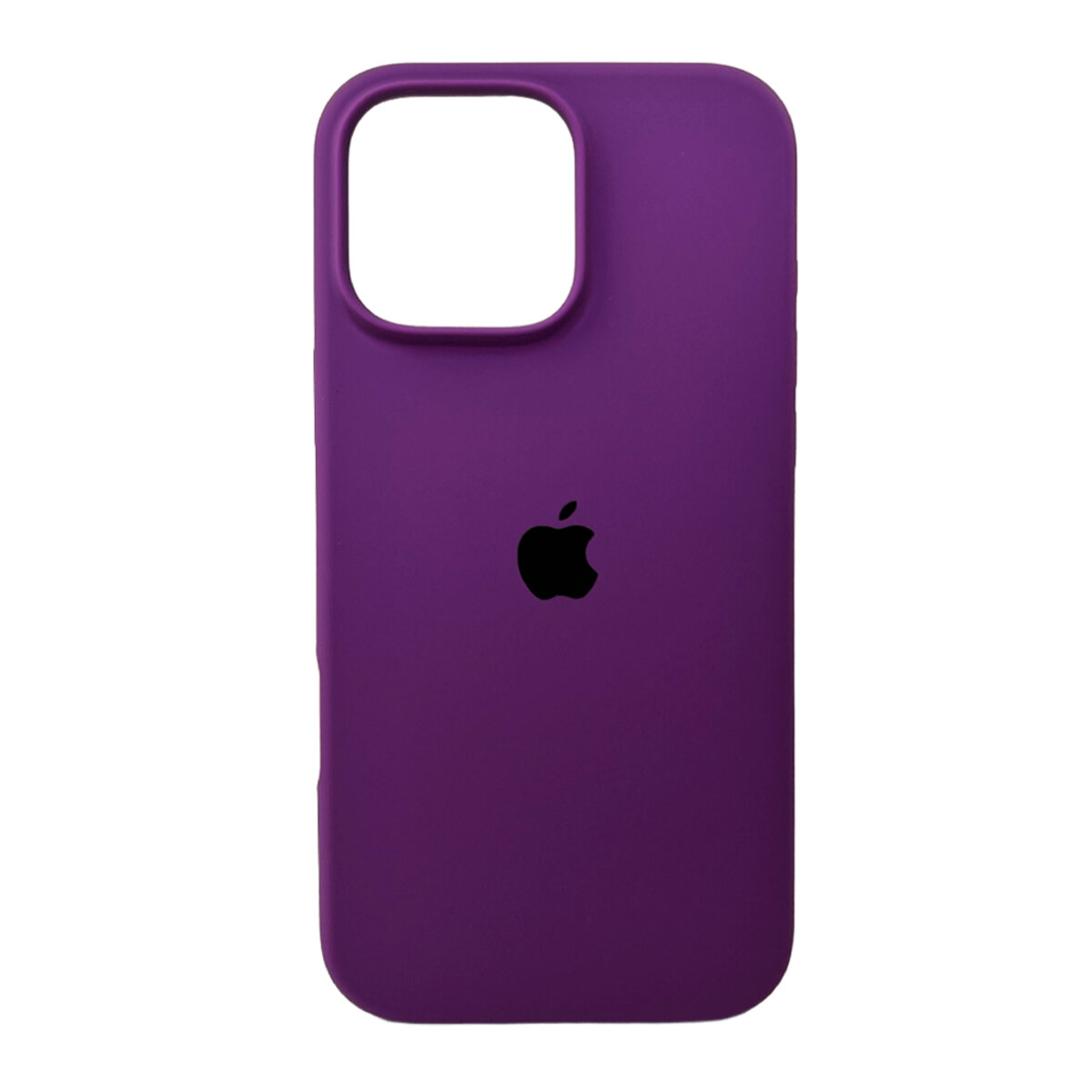 Чехол Silicone Full Case AA Open Camera Apple iPhone 16 Pro Max | Микрофибра (Фиолетовый) на картинке №1