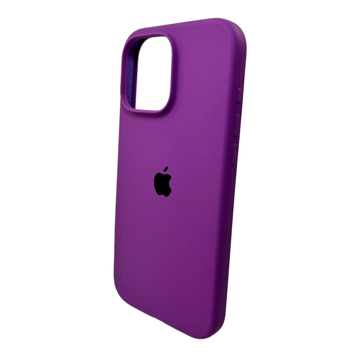 Чехол Silicone Full Case AA Open Camera Apple iPhone 16 Pro Max | Микрофибра (Фиолетовый) на картинке №4