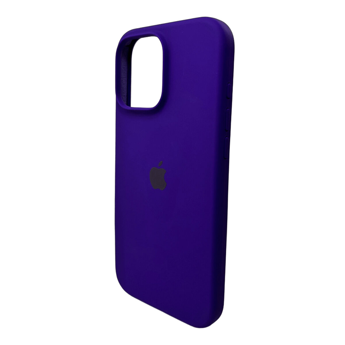 Чехол Silicone Full Case AA Open Camera Apple iPhone 16 Pro Max | Микрофибра (Фиолетовый) на картинке №4