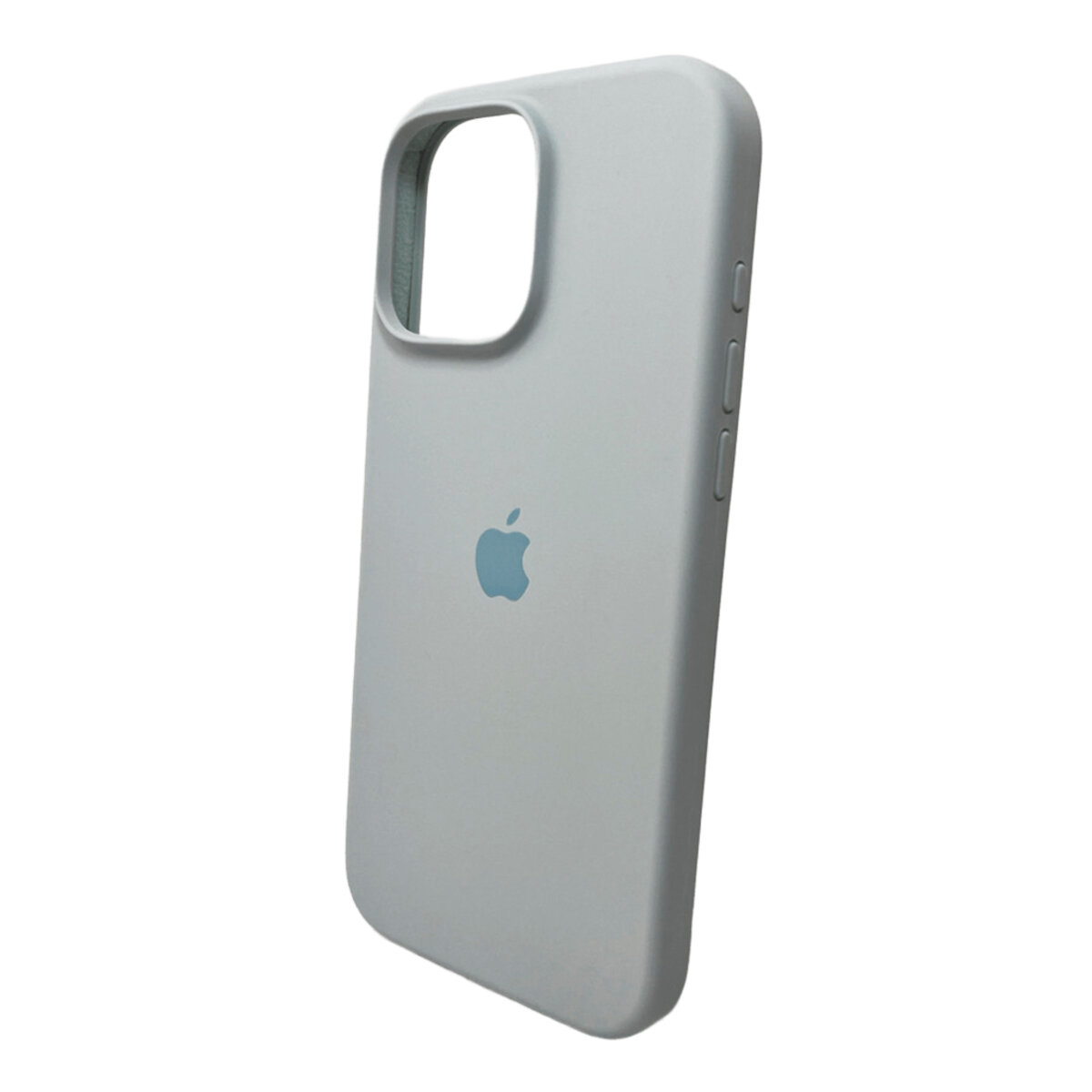 Чохол Silicone Full Case AA Open Camera Apple iPhone 16 Pro Max | Мікрофібра (Світло-блакитний) на малюнкі №4