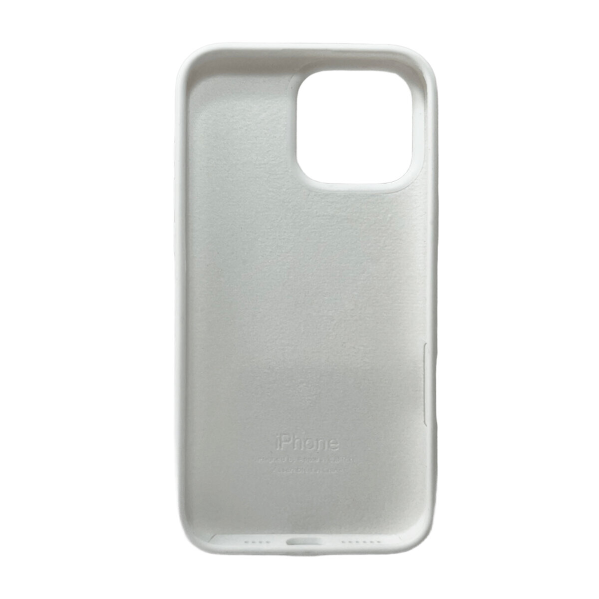 Чохол Silicone Full Case AA Open Camera Apple iPhone 16 Pro Max | Мікрофібра (Білий) Фотографія №2 Чохол Silicone Full Case AA Open Camera Apple iPhone 16 Pro Max | Мікрофібра (Білий) на малюнкі №2