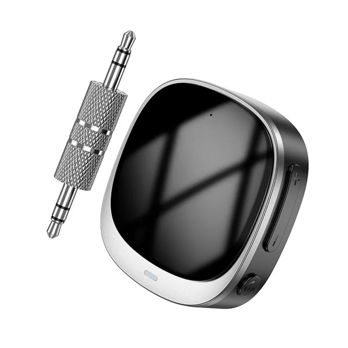 Bluetooth-ресивер HOCO E80 Travel car AUX BT receiver Black на картинке №3