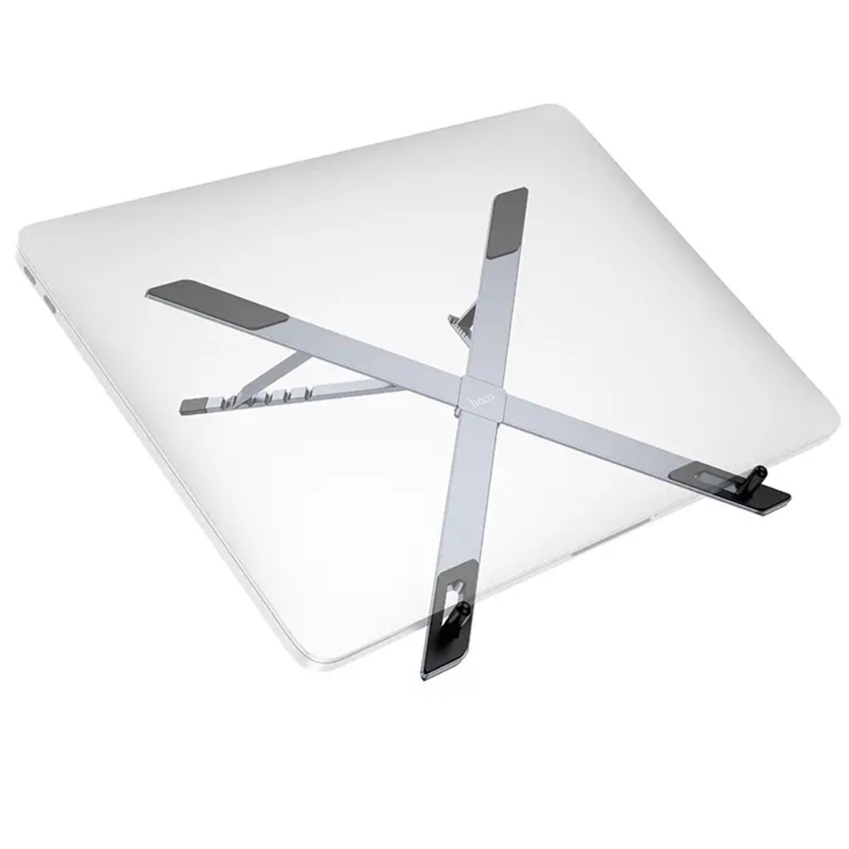 Підставка для ноутбука HOCO HD9 Action metal folding notebook holder Metal gray (6942007626378) Фото 5 Підставка для ноутбука HOCO HD9 Action metal folding notebook holder Metal gray (6942007626378) на картинке №5