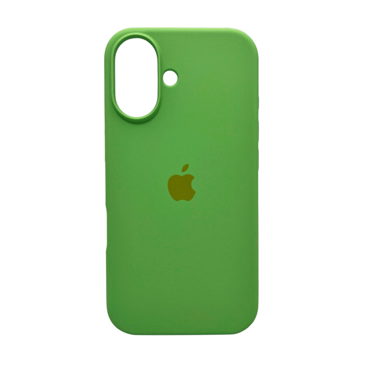 Чехол Silicone Full Case AA Open Camera Apple iPhone 16 | Микрофибра (Mint) на картинке №1
