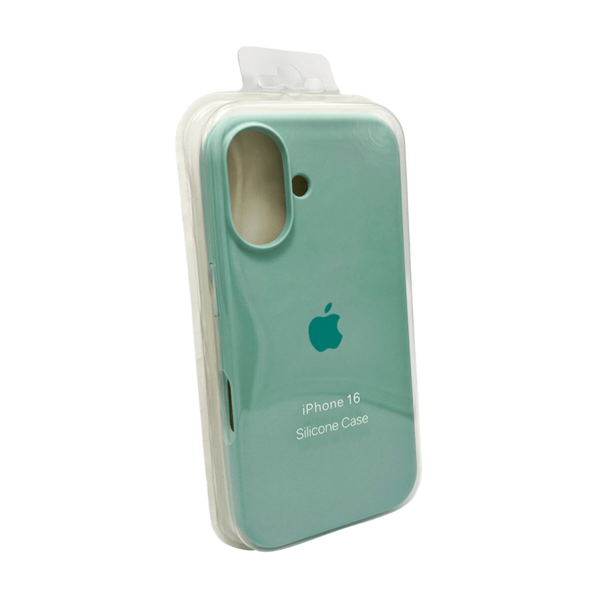 Чехол Silicone Full Case AA Open Camera Apple iPhone 16 | Микрофибра (Turquoise) на картинке №2