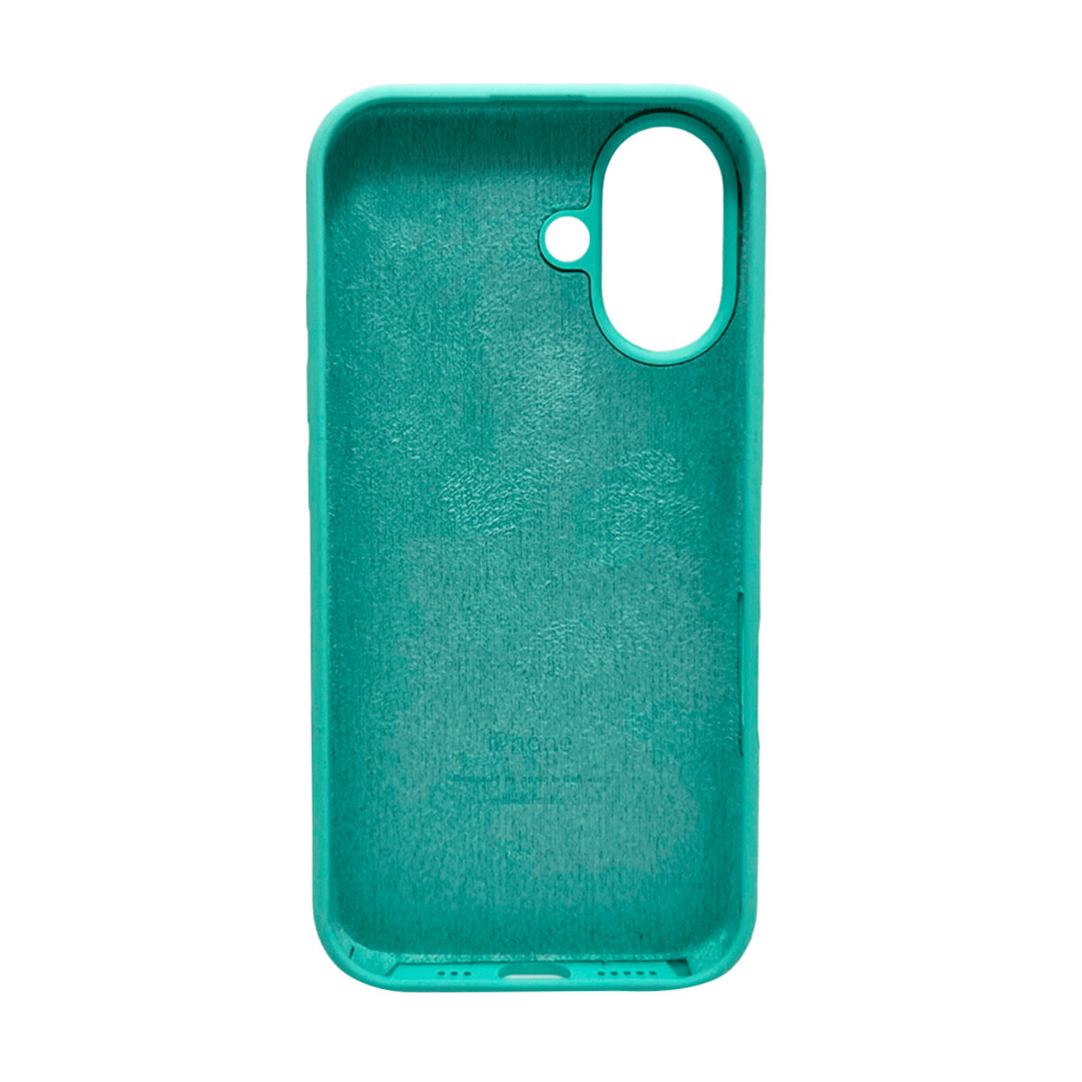 Чехол Silicone Full Case AA Open Camera Apple iPhone 16 | Микрофибра (Sea-Blue) на картинке №3