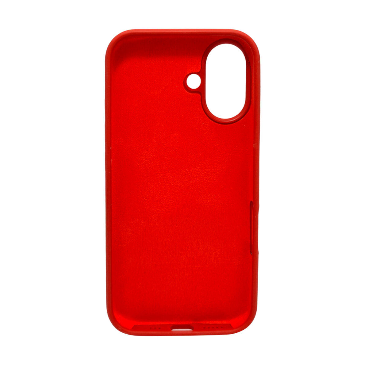 Чехол Silicone Full Case AA Open Camera Apple iPhone 16 | Микрофибра (China-Red) на картинке №3