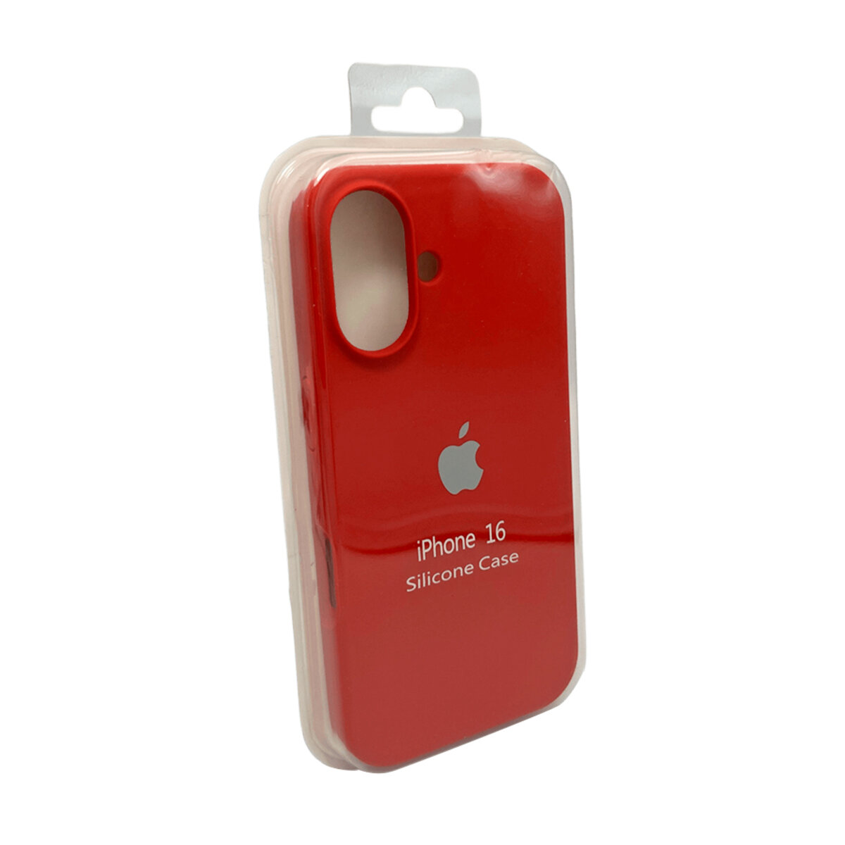 Чехол Silicone Full Case AA Open Camera Apple iPhone 16 | Микрофибра (China-Red) на картинке №2