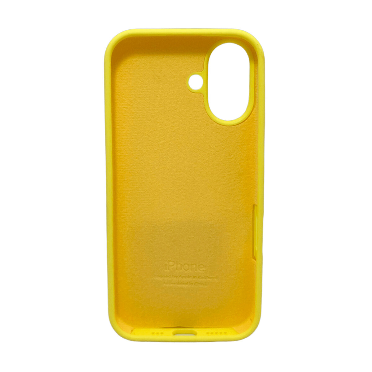 Чехол Silicone Full Case AA Open Camera Apple iPhone 16 | Микрофибра (Flash) на картинке №3