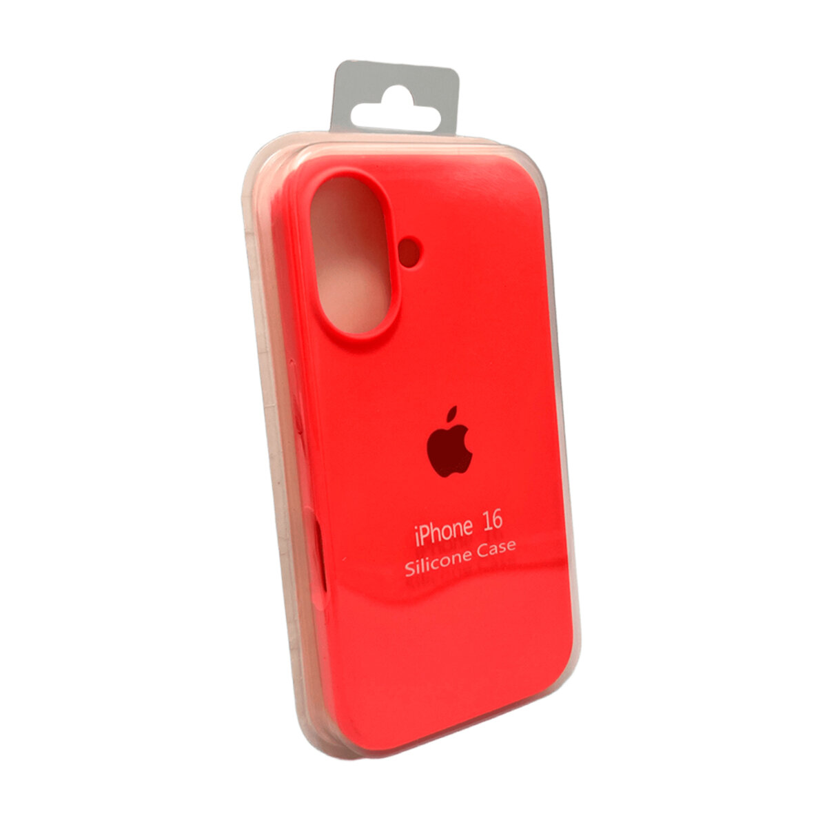 Чехол Silicone Full Case AA Open Camera Apple iPhone 16 | Микрофибра (Berry-Red) на картинке №2