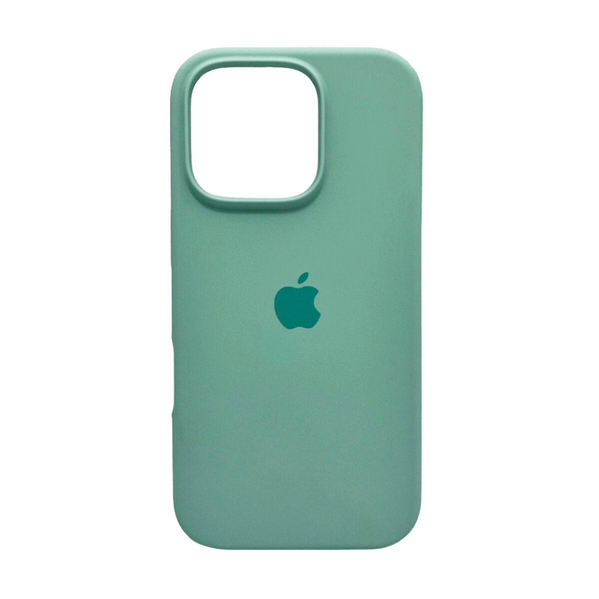 Чехол Silicone Full Case AA Open Camera Apple iPhone 16 Pro | Микрофибра (Turquoise) на картинке №1