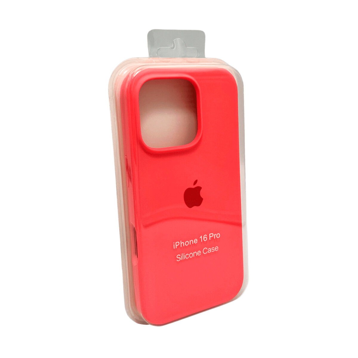 Чехол Silicone Full Case AA Open Camera Apple iPhone 16 Pro | Микрофибра (Pink-Orange) на картинке №2