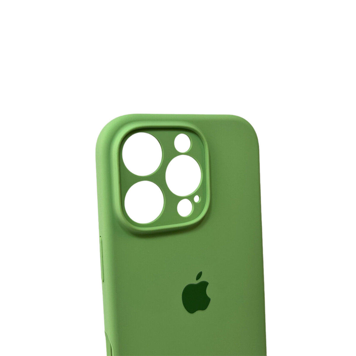 Чехол Silicone Full Case Camera Protect (AA) Apple iPhone 16 (Мятный) на картинке №5