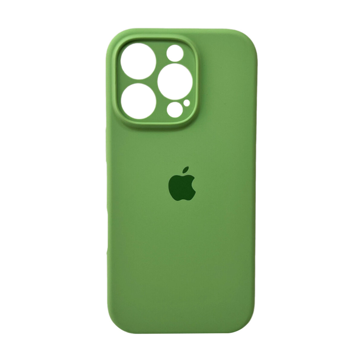 Чехол Silicone Full Case Camera Protect (AA) Apple iPhone 16 (Мятный) на картинке №2