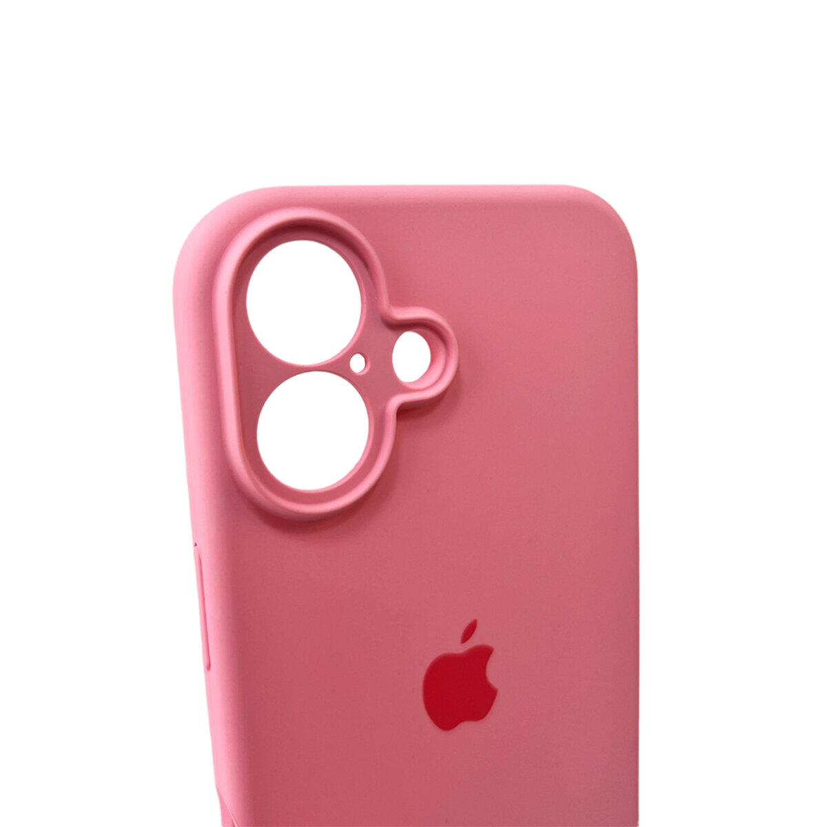 Чехол Silicone Full Case Camera Protect (AA) Apple iPhone 16 (Светло-розовый) на картинке №5