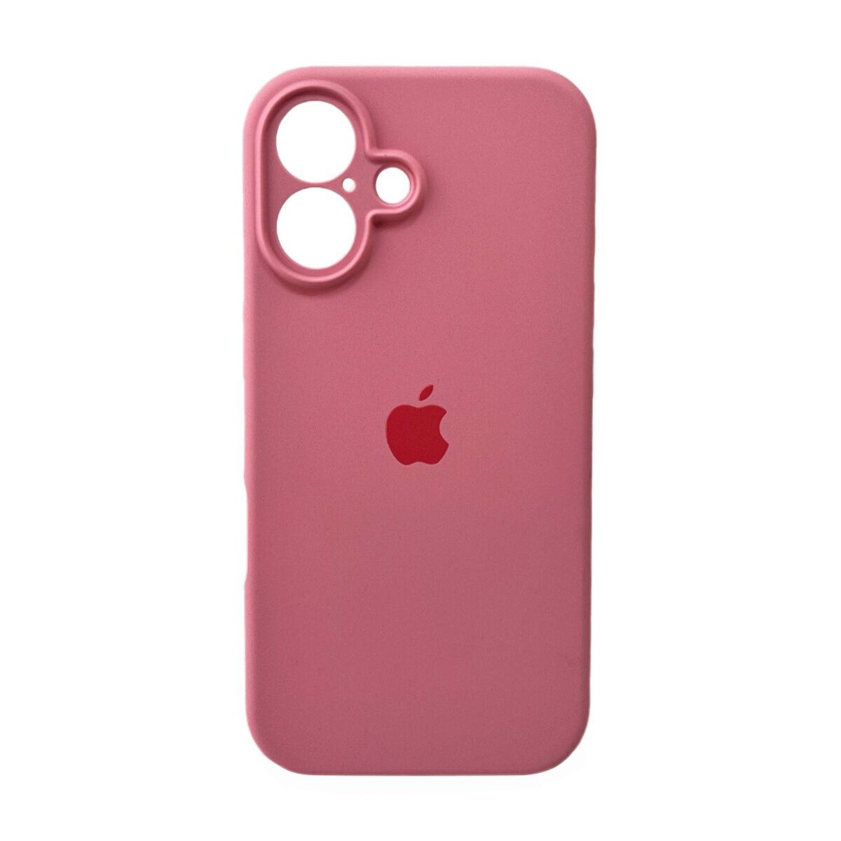 Чехол Silicone Full Case Camera Protect (AA) Apple iPhone 16 (Светло-розовый) на картинке №2