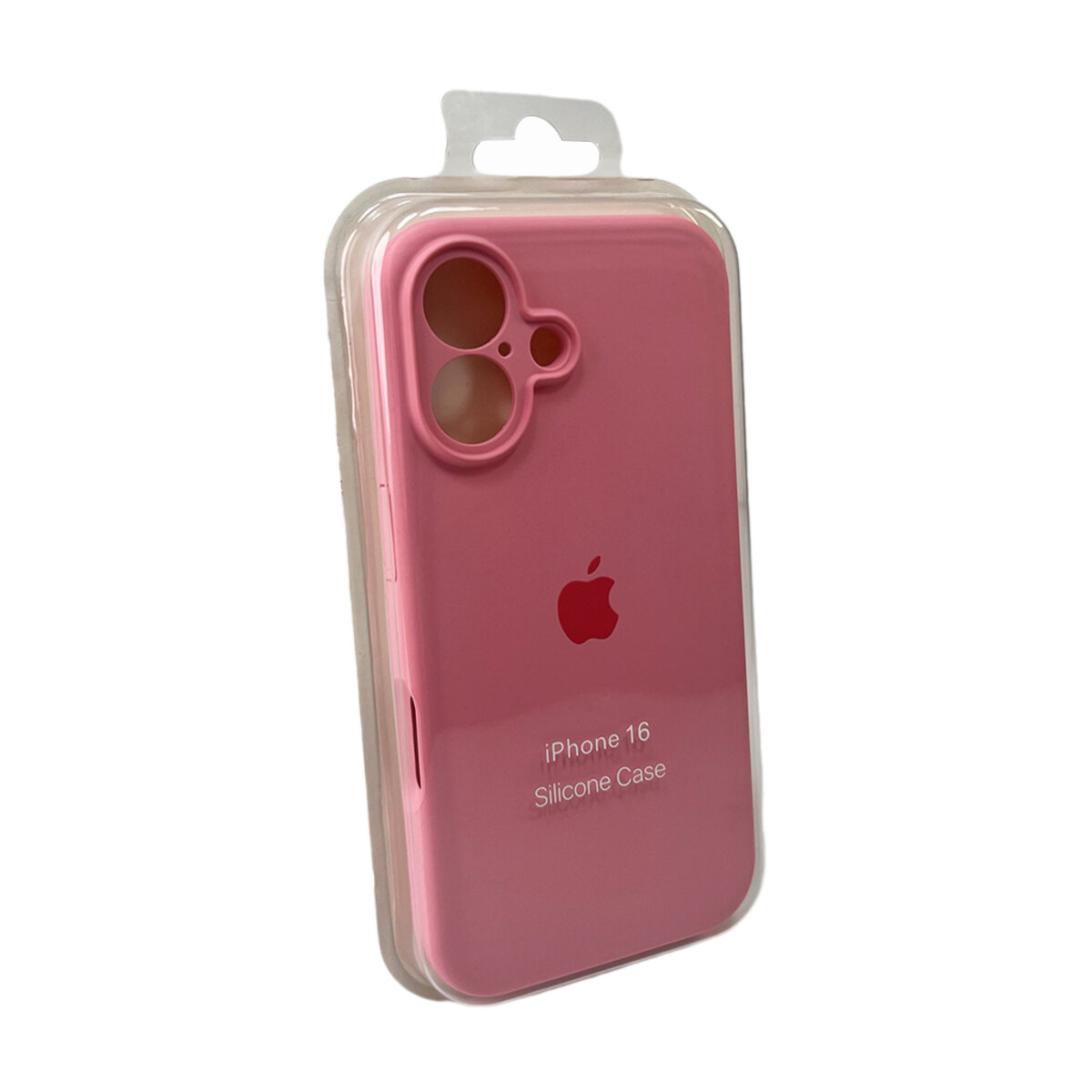 Чехол Silicone Full Case Camera Protect (AA) Apple iPhone 16 (Светло-розовый) на картинке №1