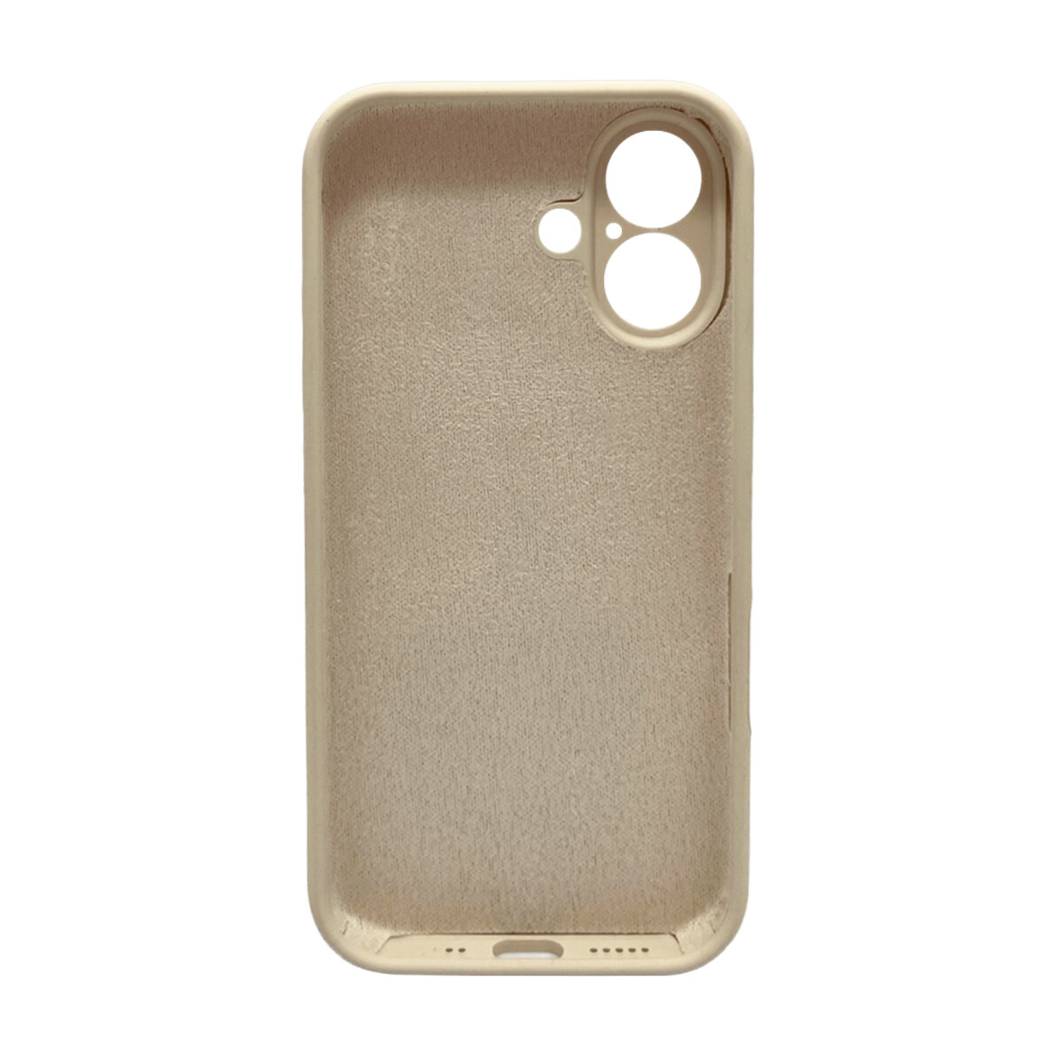Чехол Silicone Full Case Camera Protect (AA) Apple iPhone 16 (Stone) на картинке №3