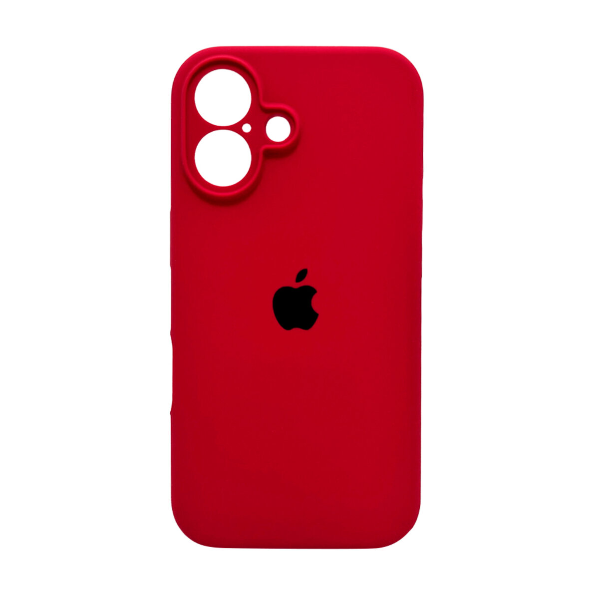 Чехол Silicone Full Case Camera Protect (AA) Apple iPhone 16 (China-Red) на картинке №1