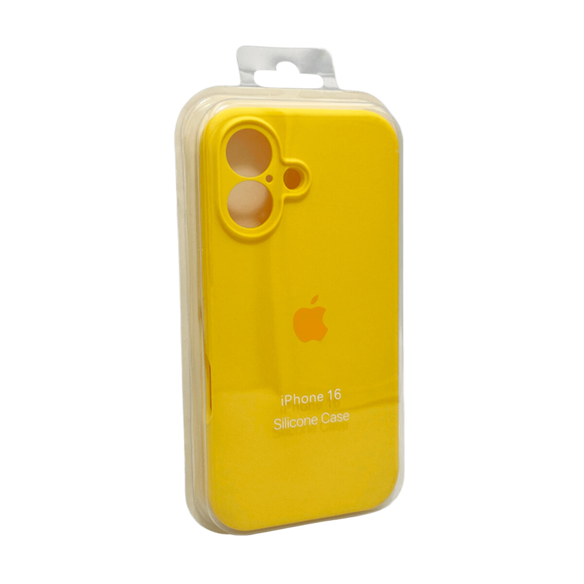 Чехол Silicone Full Case Camera Protect (AA) Apple iPhone 16 (Canary-Yellow) на картинке №2