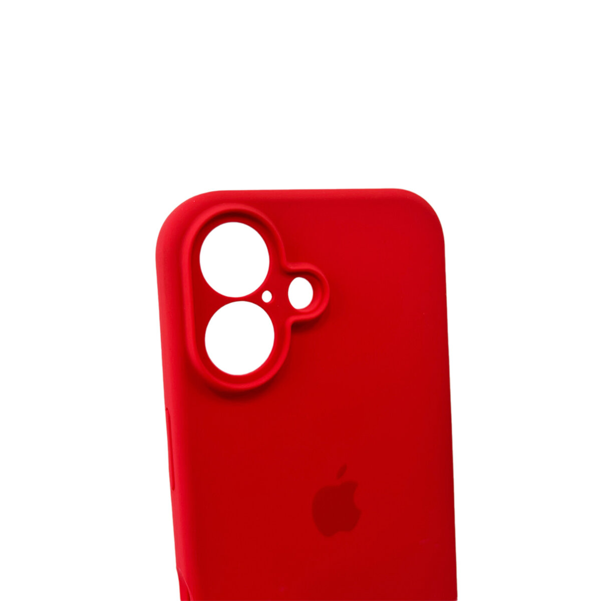 Чехол Silicone Full Case Camera Protect (AA) Apple iPhone 16 (Ягодно-красный) на картинке №5