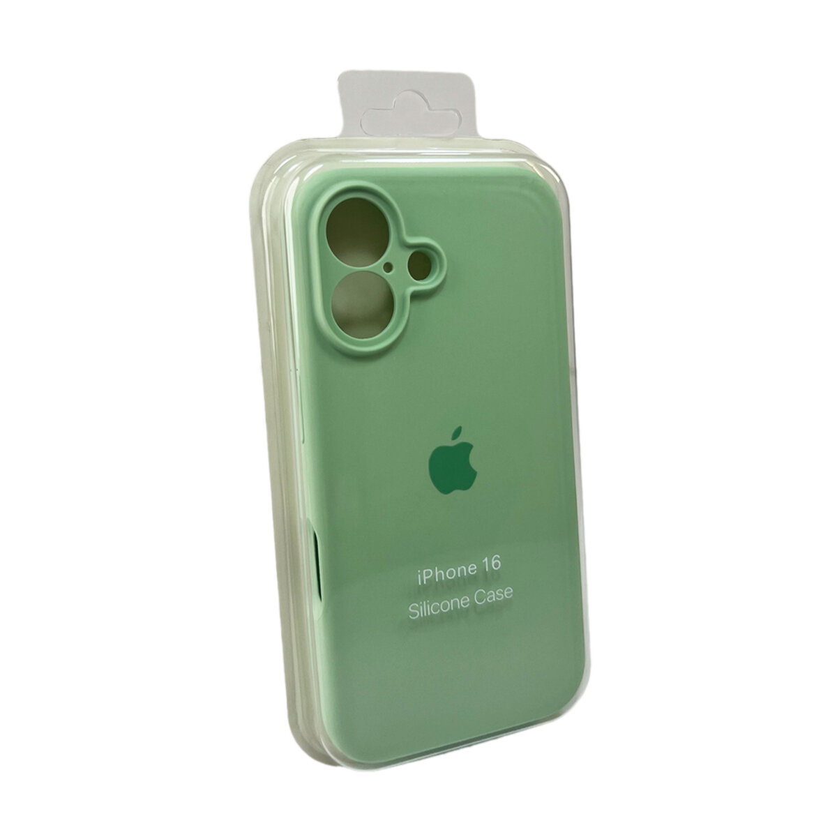 Чехол Silicone Full Case Camera Protect (AA) Apple iPhone 16 (Зелёный) на картинке №1