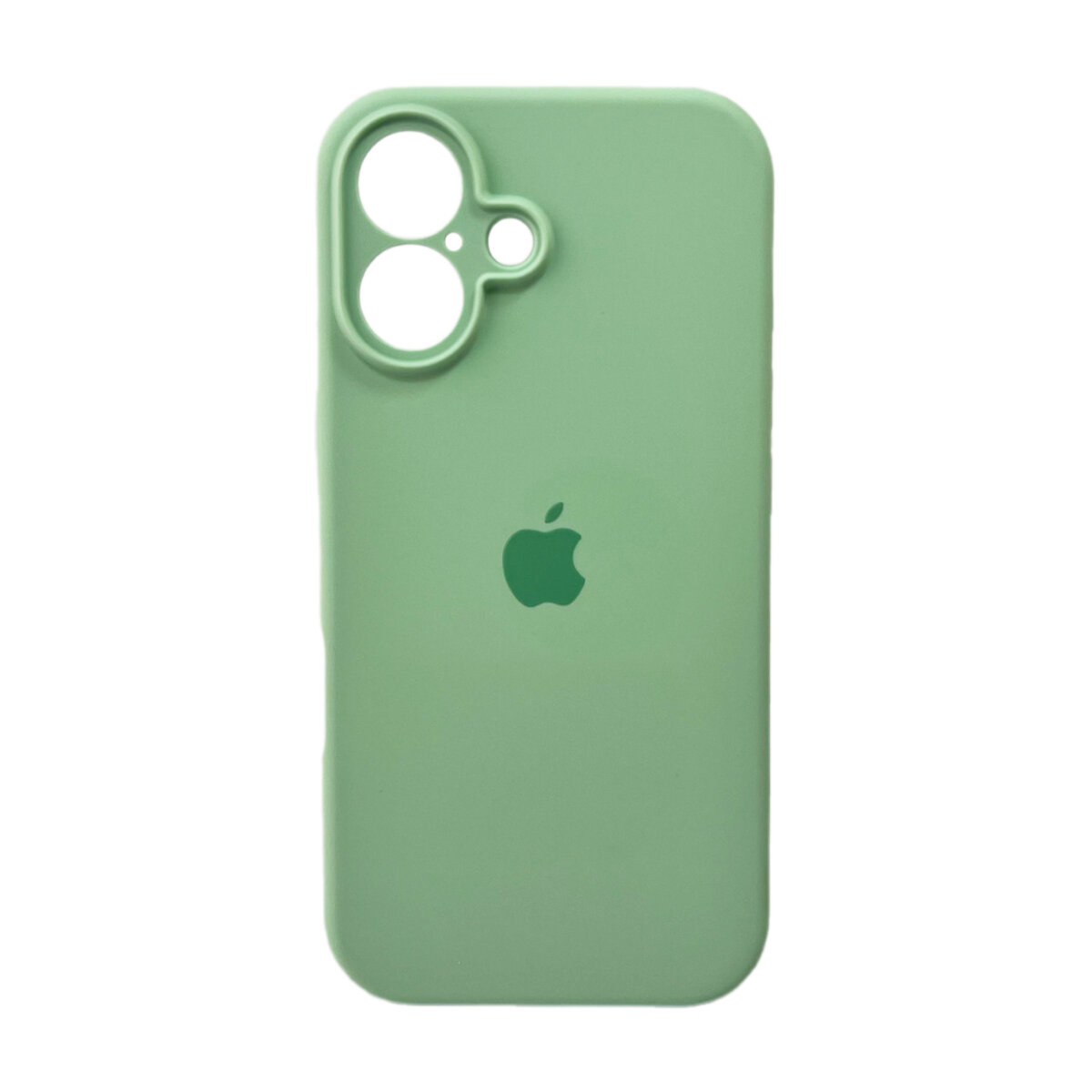 Чехол Silicone Full Case Camera Protect (AA) Apple iPhone 16 (Зелёный) на картинке №2