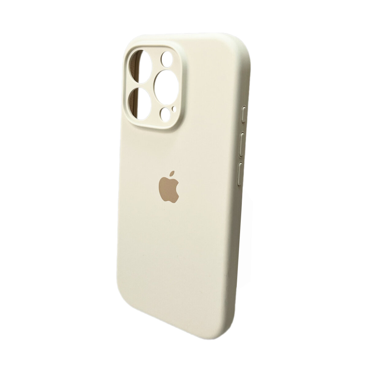 Чехол Silicone Full Case Camera Protect (AA) Apple iPhone 16 Pro (Серый) на картинке №4