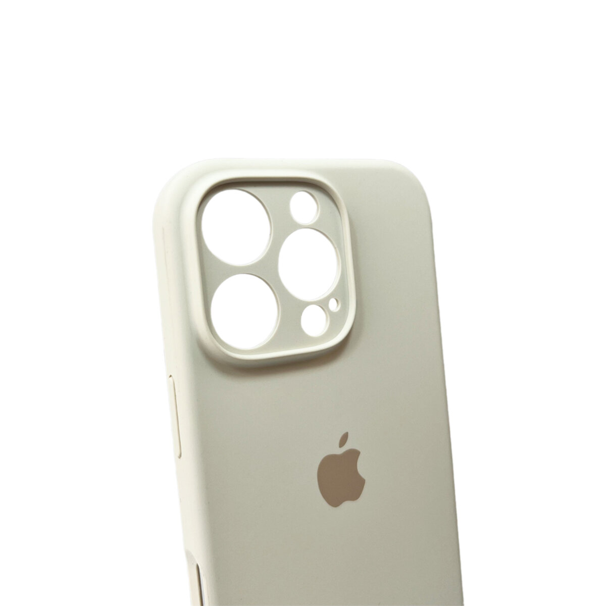 Чехол Silicone Full Case Camera Protect (AA) Apple iPhone 16 Pro (Серый) на картинке №5