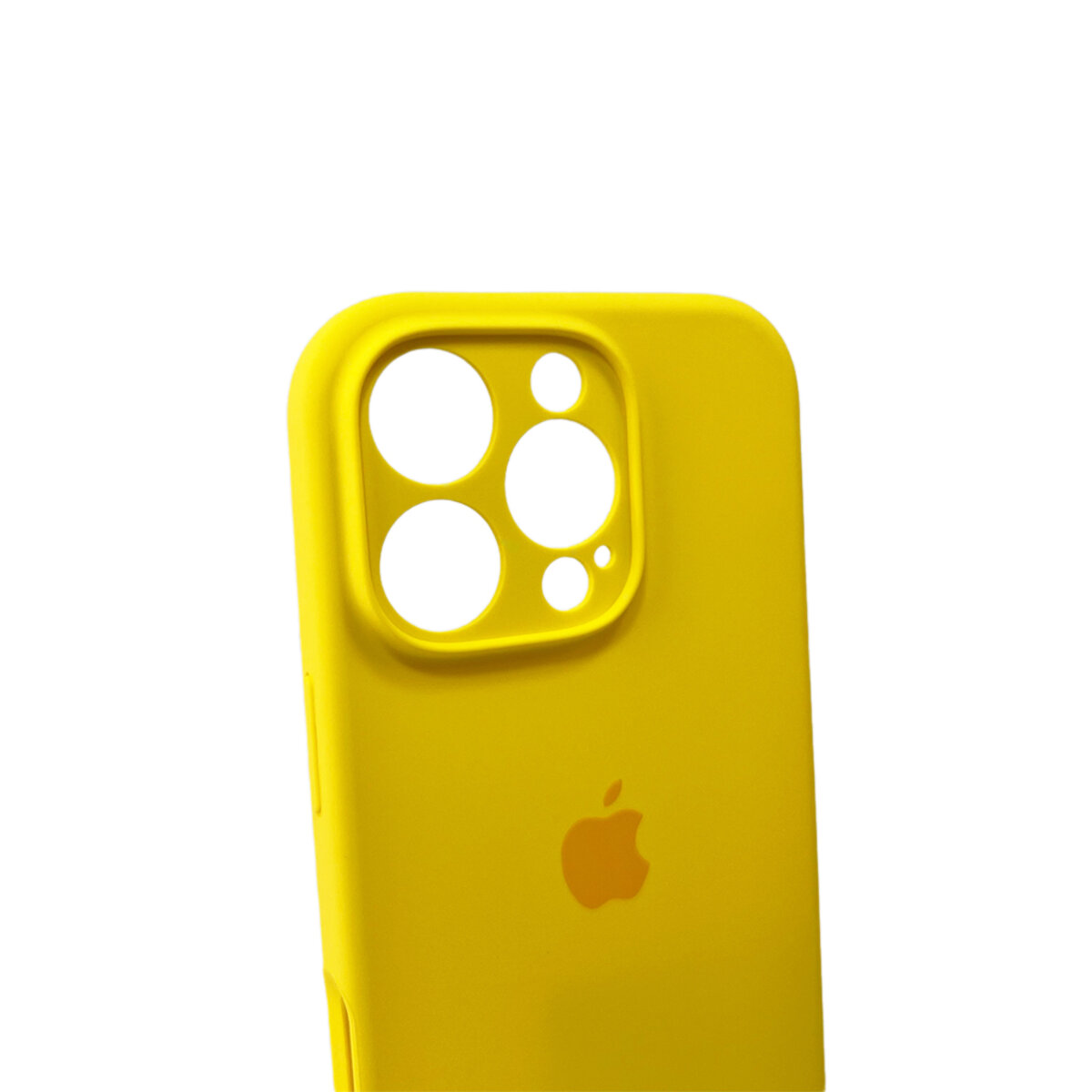 Чехол Silicone Full Case Camera Protect (AA) Apple iPhone 16 Pro (Желтый) на картинке №5
