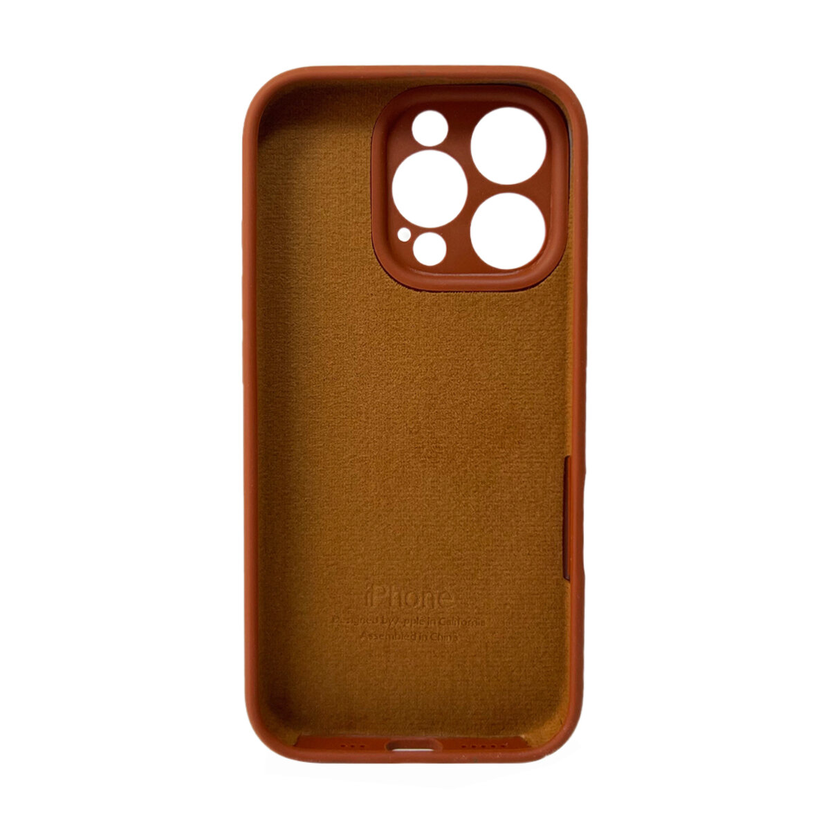 Чохол Silicone Full Case Camera Protect (AA) Apple iPhone 16 Pro (Коричневий) Фотографія №3 Чохол Silicone Full Case Camera Protect (AA) Apple iPhone 16 Pro (Коричневий) на малюнкі №3