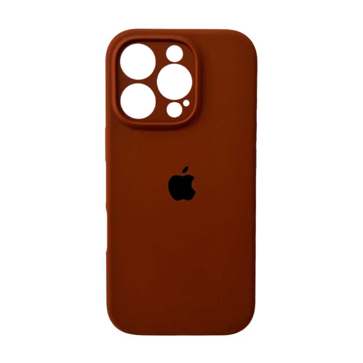 Чохол Silicone Full Case Camera Protect (AA) Apple iPhone 16 Pro (Коричневий) Фотографія №2 Чохол Silicone Full Case Camera Protect (AA) Apple iPhone 16 Pro (Коричневий) на малюнкі №2